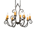 Clifton 36 Inch 2 Light Chandelier