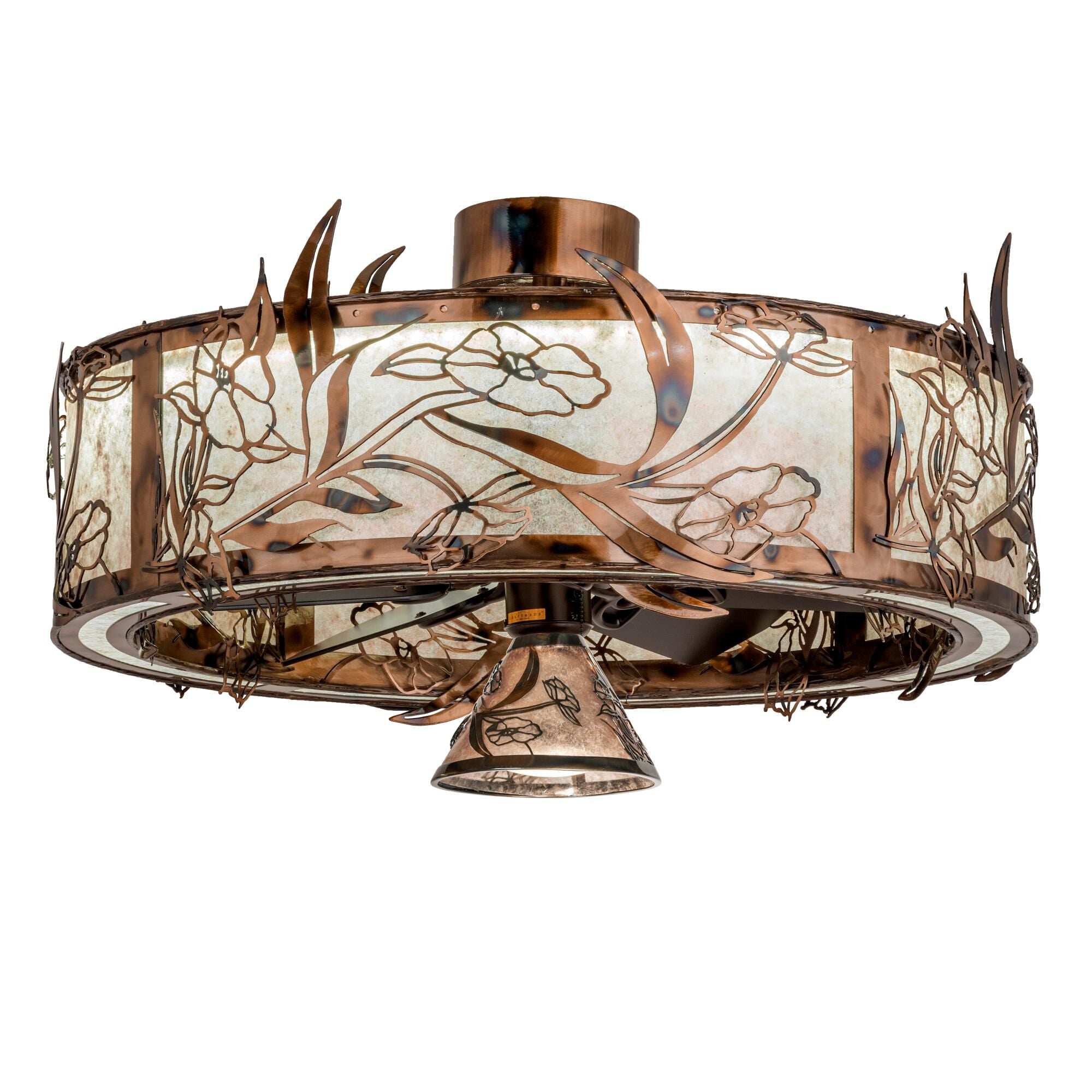 Lady Slipper 36 Inch 2 Light LED Chandelier
