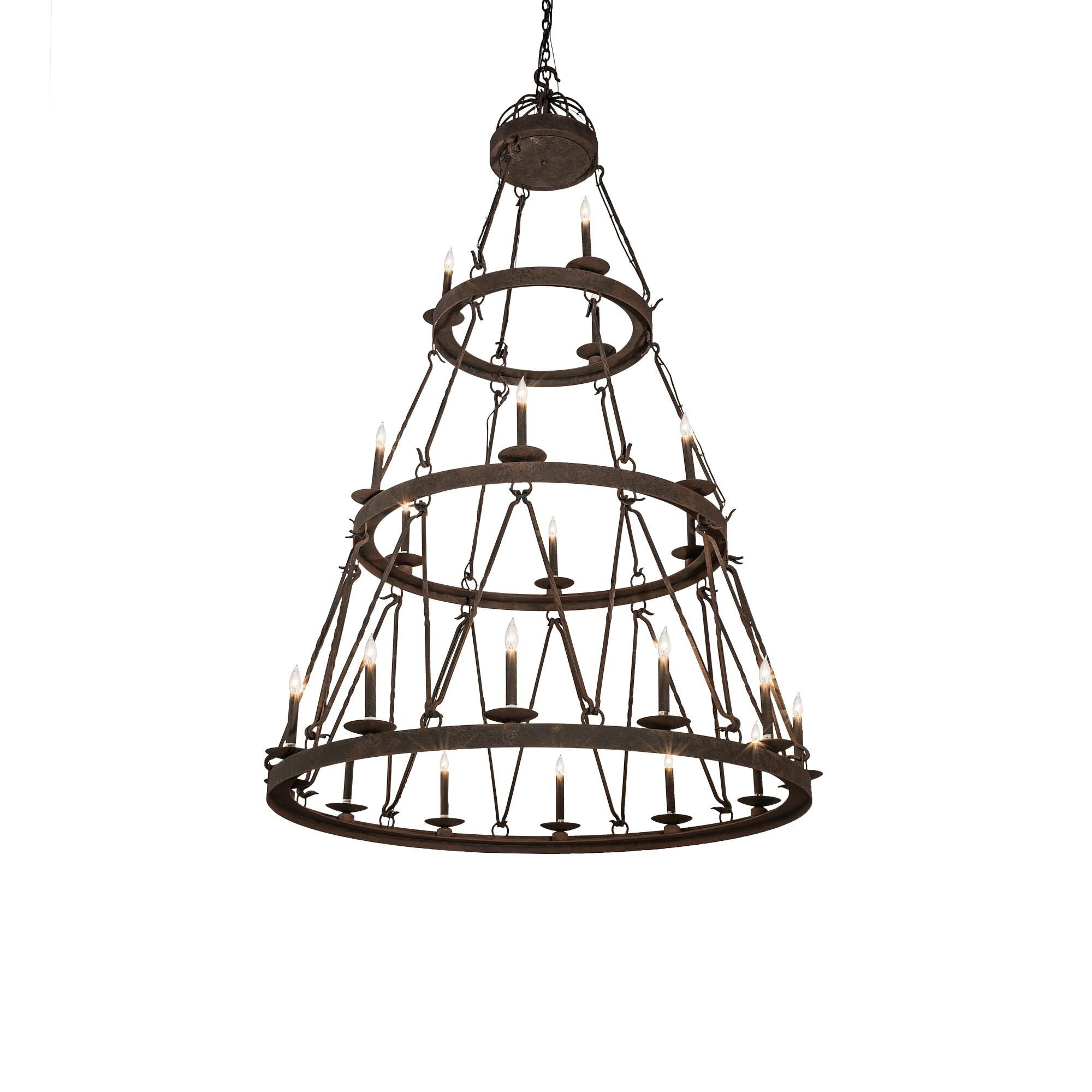 Lakeshore 54 Inch 10 Light Chandelier