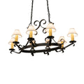 Handforged 56 Inch 8 Light Chandelier