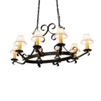 Handforged 56 Inch 8 Light Chandelier