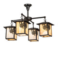 Seneca 32 Inch 6 Light Chandelier