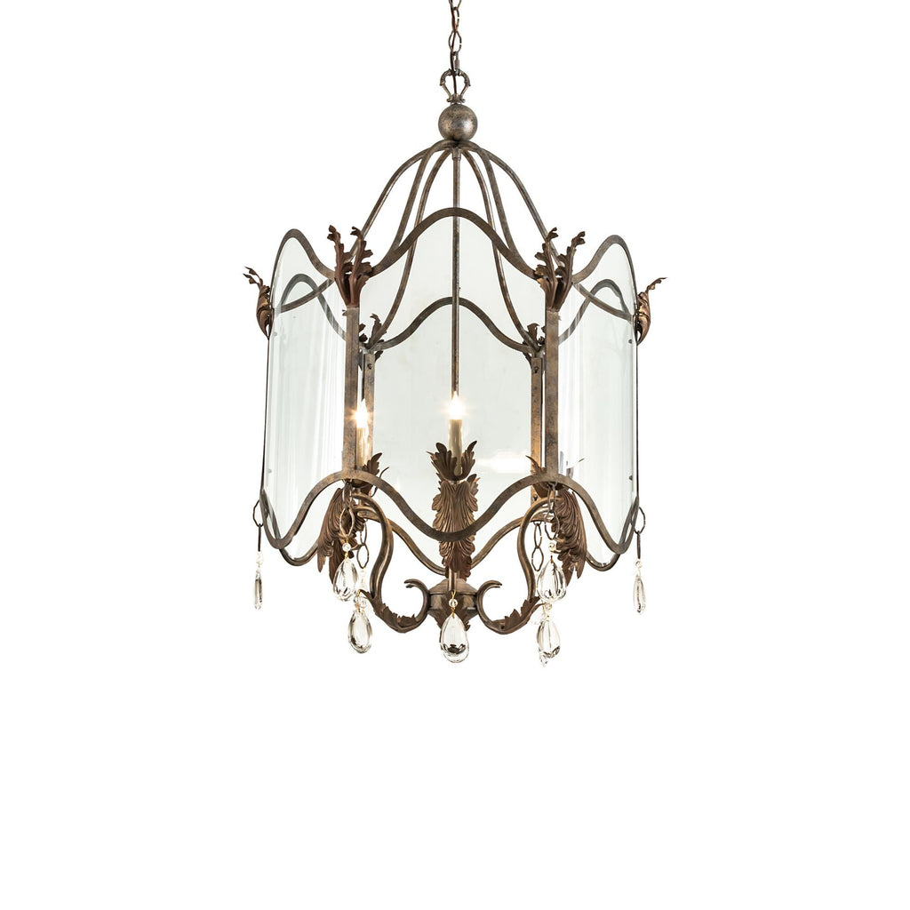 Lourdes 27 Inch 2 Light Chandelier