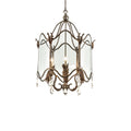 Lourdes 27 Inch 2 Light Chandelier