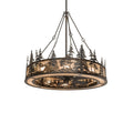 Wildlife At Dusk 55 Inch 3 Light Chandelier