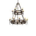 Toscano 48 Inch 4 Light Chandelier