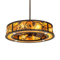 Whispering Pines 44 Inch 8 Light LED Chandelier