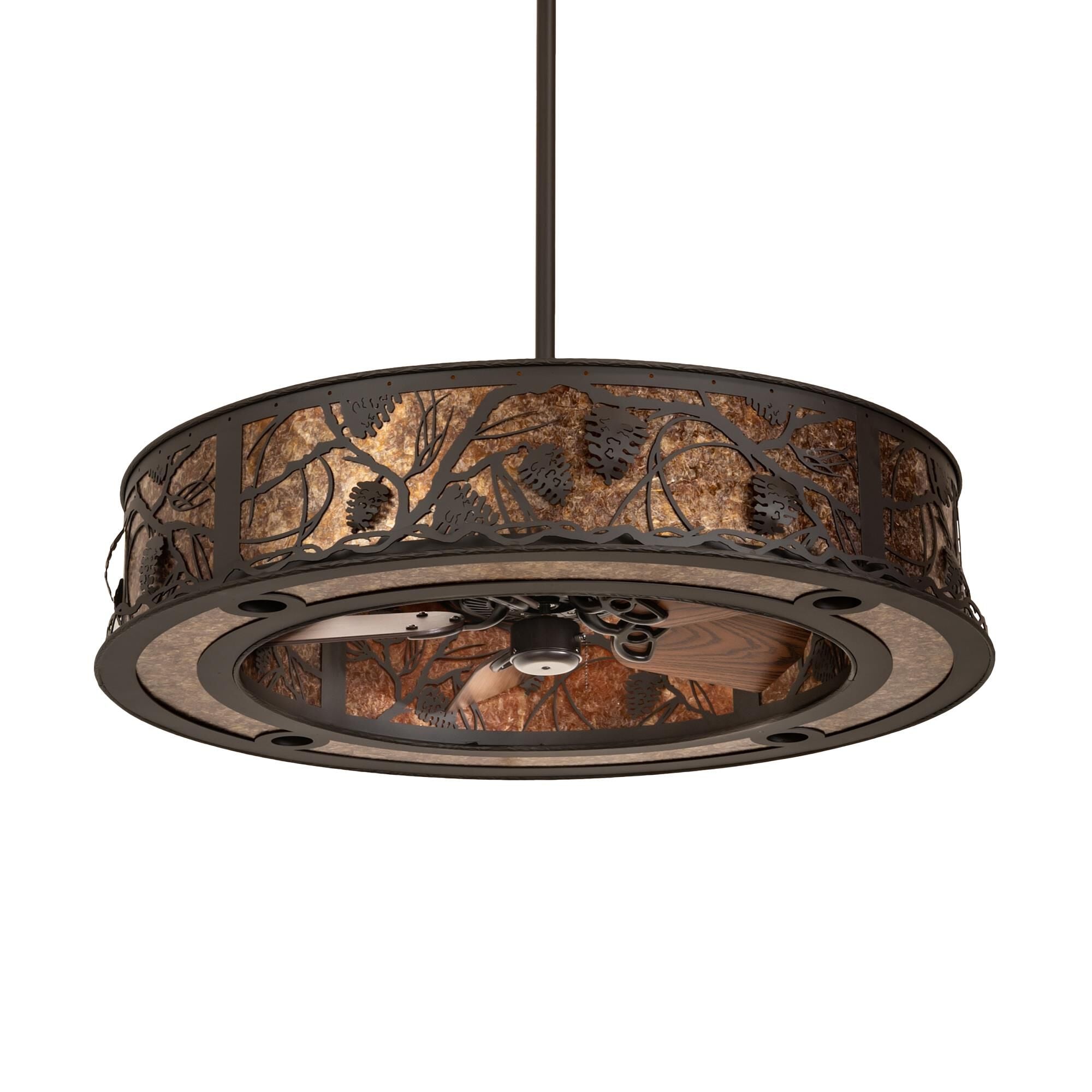Whispering Pines 44 Inch 8 Light LED Chandelier