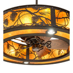 Whispering Pines 44 Inch 8 Light LED Chandelier