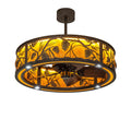 Whispering Pines 37 Inch 4 Light LED Chandelier
