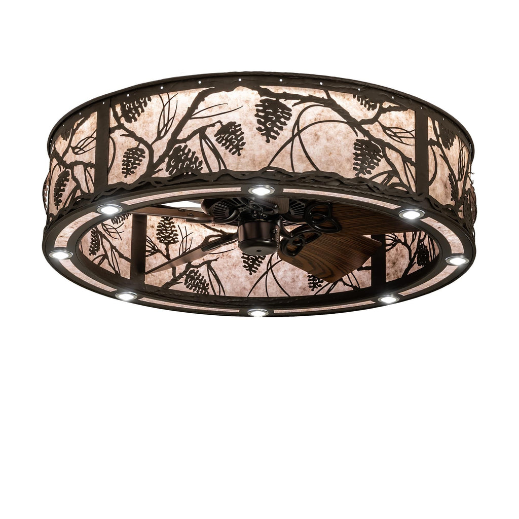 Whispering Pines 37 Inch 12 Light LED Chandelier