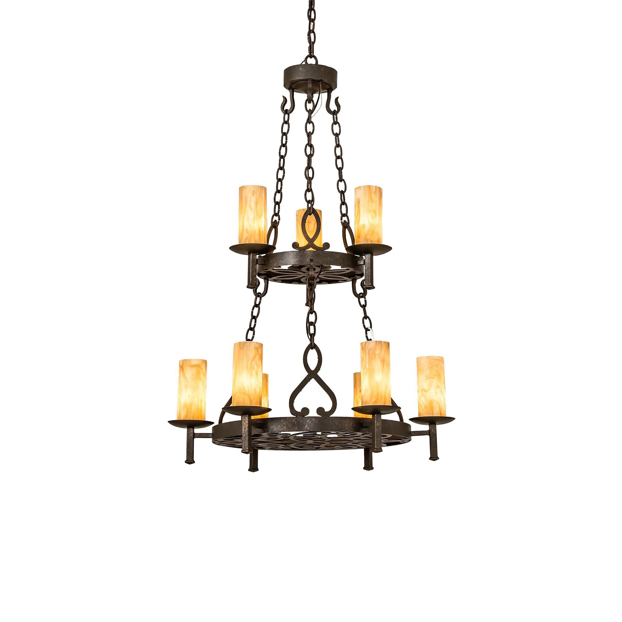 Newcastle 31 Inch 4 Light Chandelier