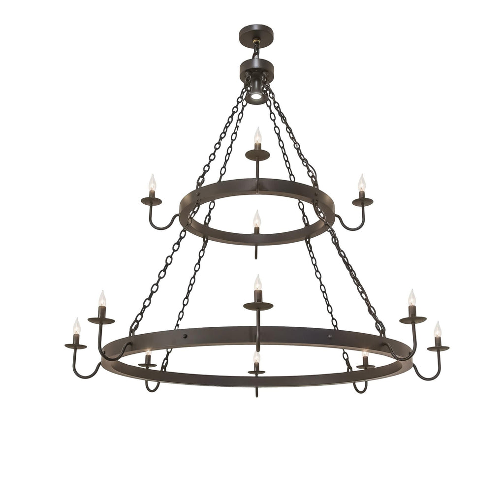 Suffolk 60 Inch 2 Light Chandelier