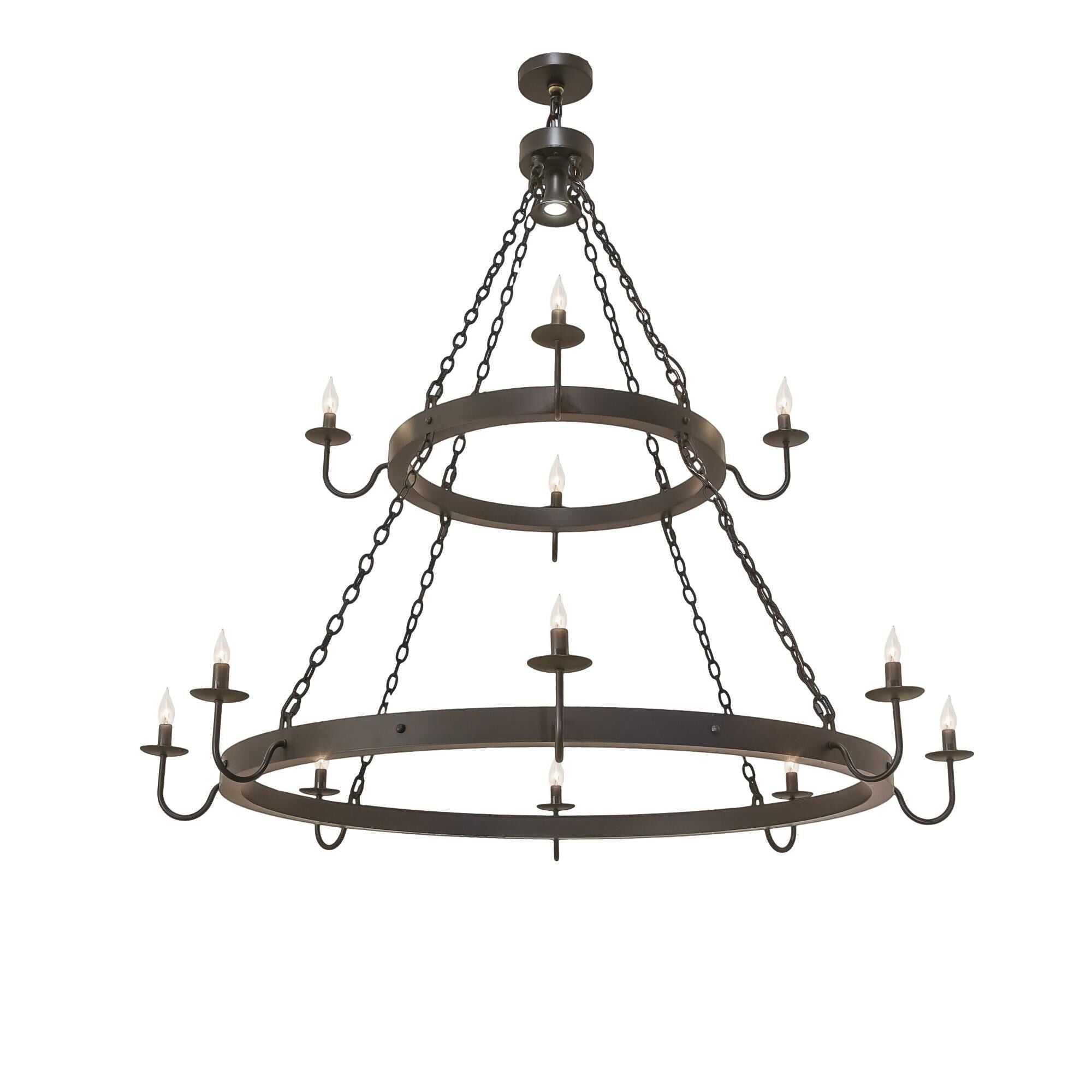 Suffolk 60 Inch 2 Light Chandelier