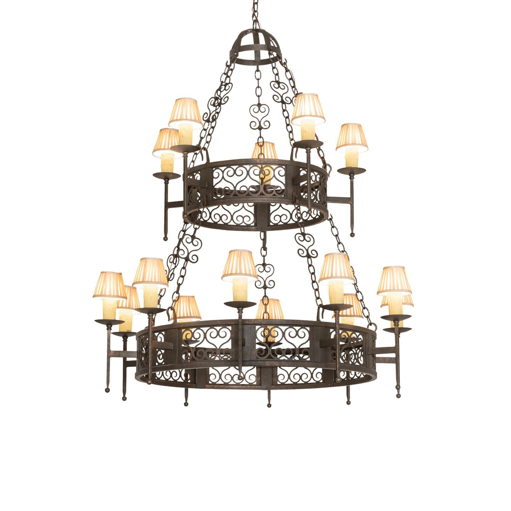 Toscano 48 Inch 20 Light Chandelier