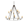 Anthracite 54 Inch 4 Light Chandelier