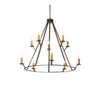 Anthracite 54 Inch 4 Light Chandelier