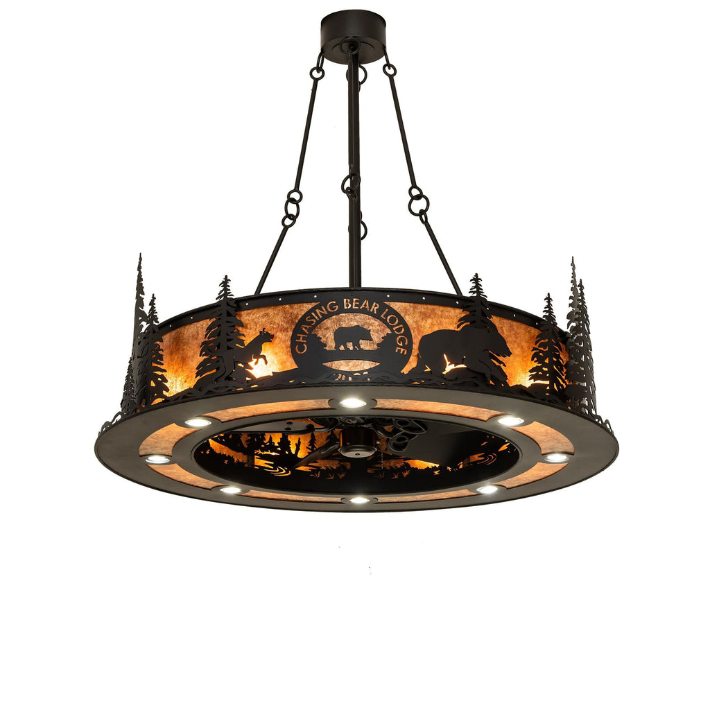 Personalized 48 Inch 6 Light Chandelier