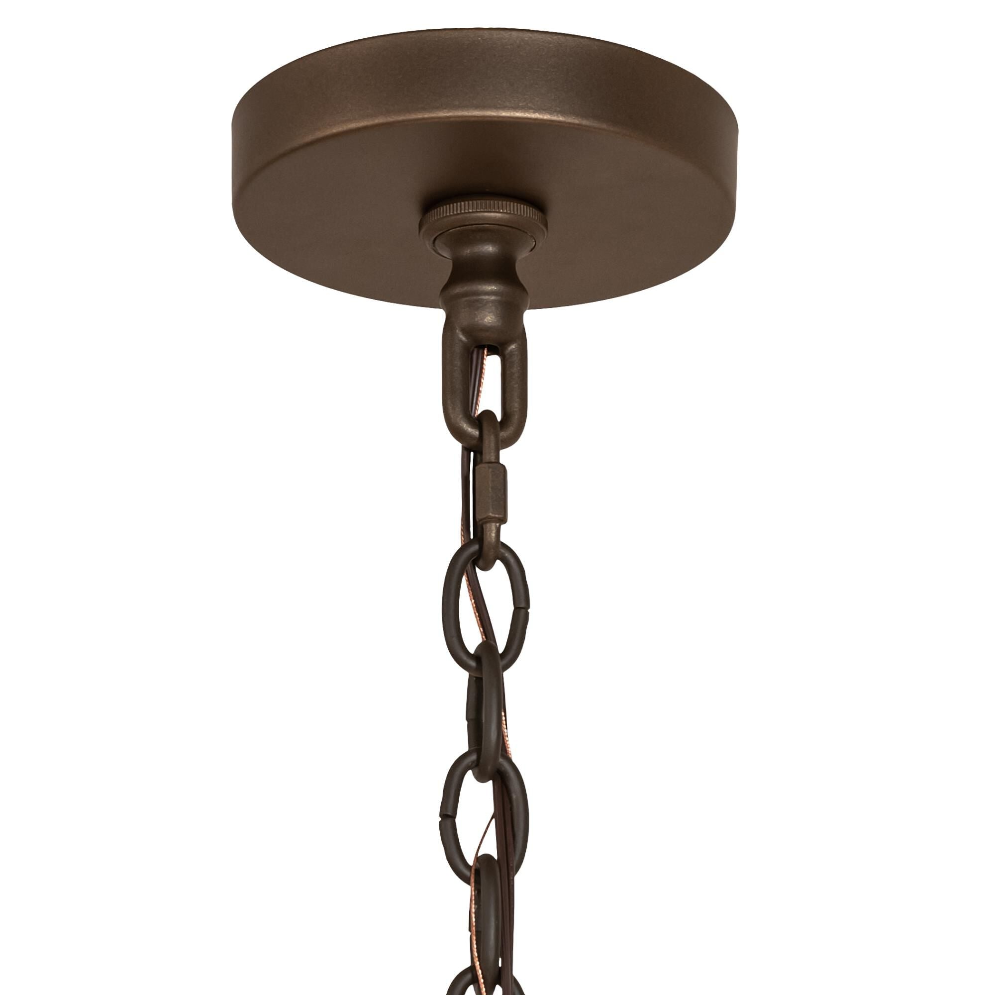 Barrel Stave 60 Inch 12 Light Chandelier