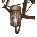 Barrel Stave 60 Inch 12 Light Chandelier