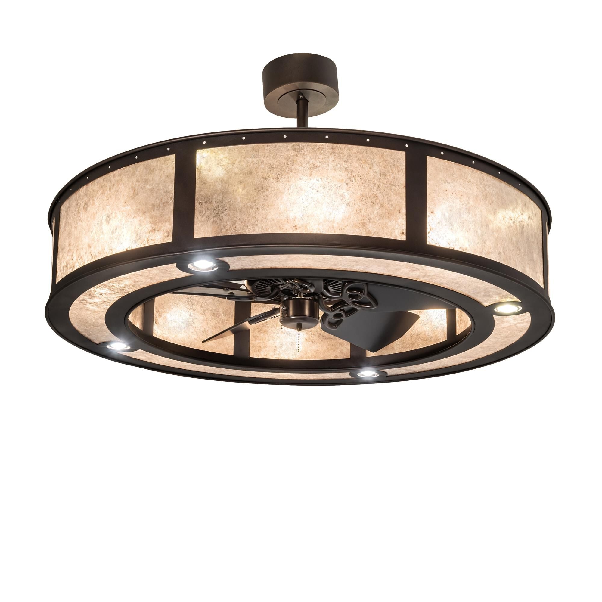 Smythe Craftsman 45 Inch 8 Light Chandelier