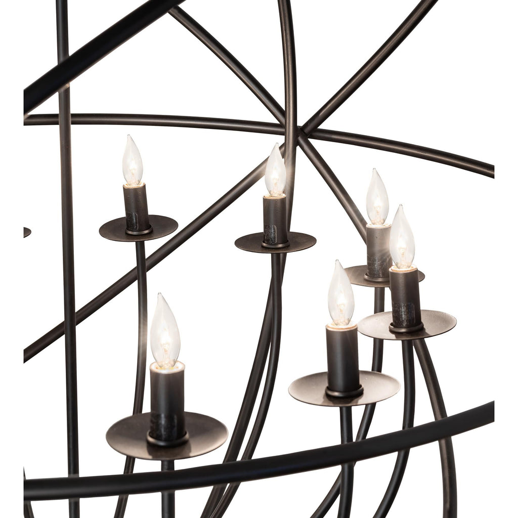Atom Enerjisi 36 Inch 12 Light Chandelier