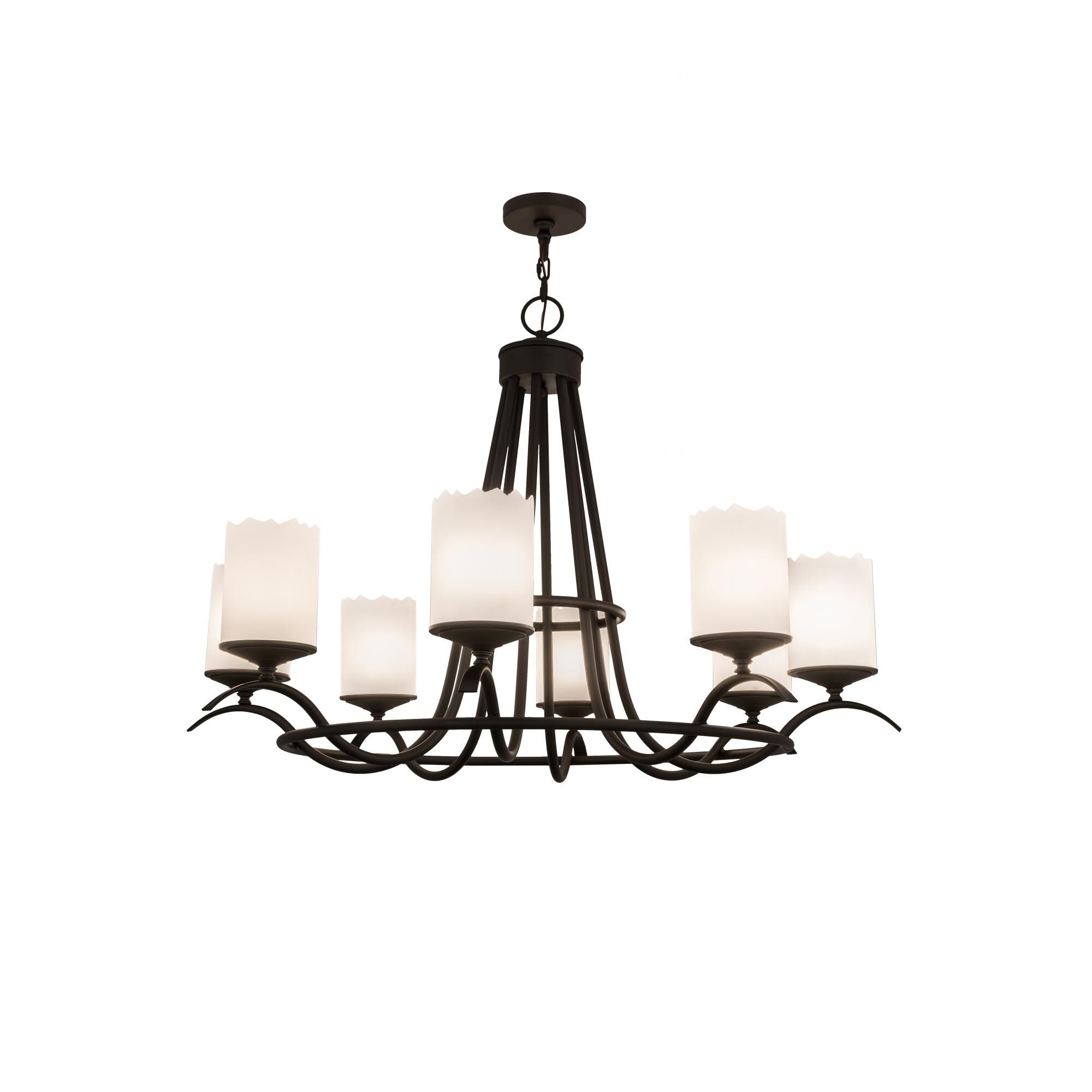 Octavia 48 Inch 3 Light Chandelier