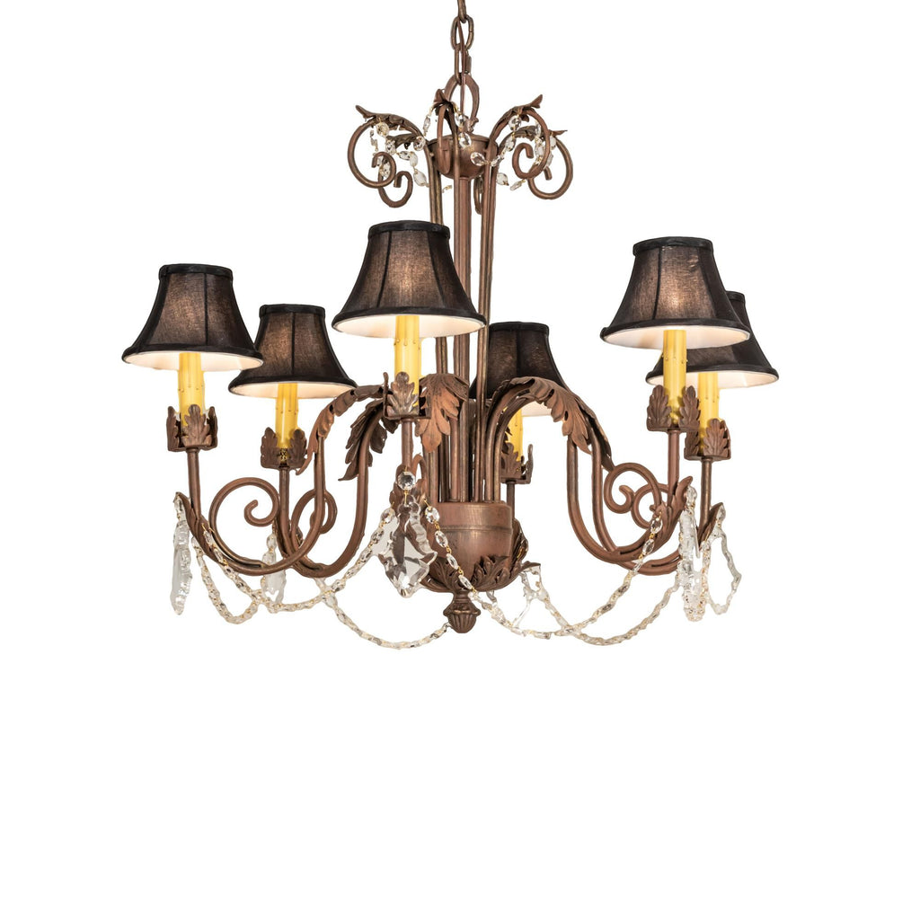 Lindsay 30 Inch 4 Light Chandelier