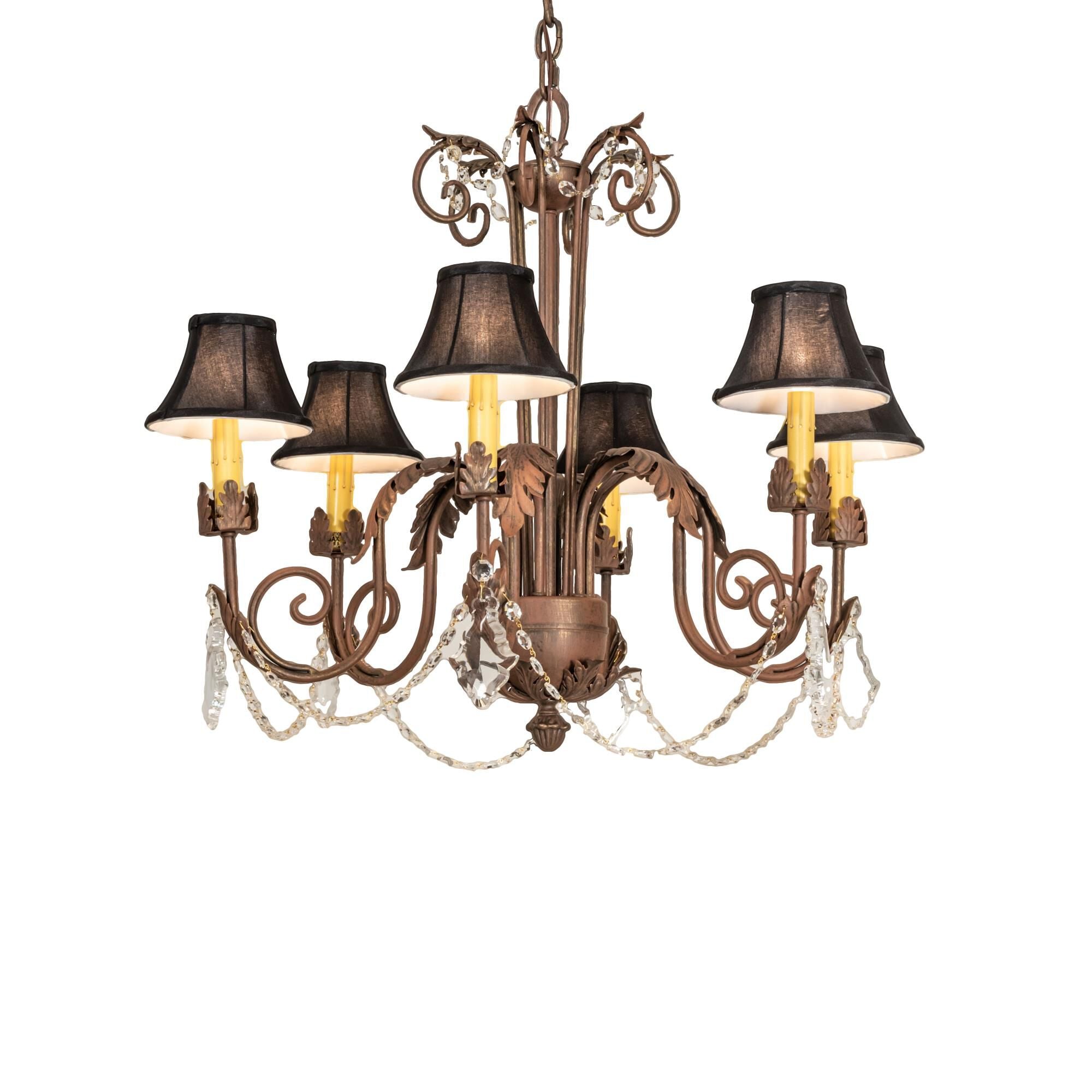Lindsay 30 Inch 4 Light Chandelier