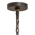 Barrel Stave 48 Inch 12 Light Chandelier