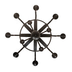 Barrel Stave 48 Inch 12 Light Chandelier