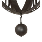 Barrel Stave 48 Inch 12 Light Chandelier