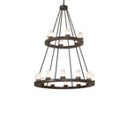 Loxley 42 Inch 18 Light Chandelier