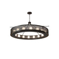 Loxley 78 Inch 3 Light Chandelier