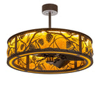 Whispering Pines 36 Inch 24 Light LED Chandelier