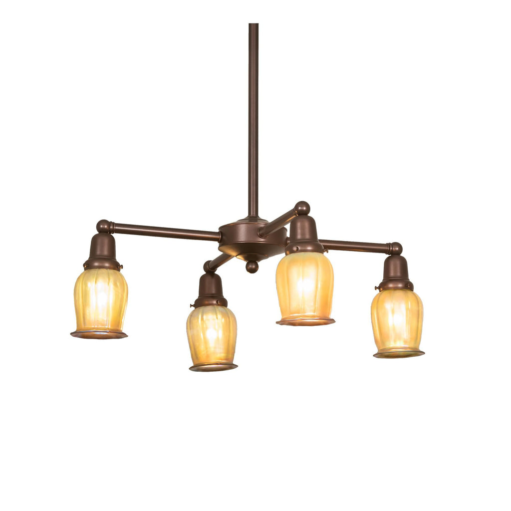 26 Inch 4 Light Chandelier