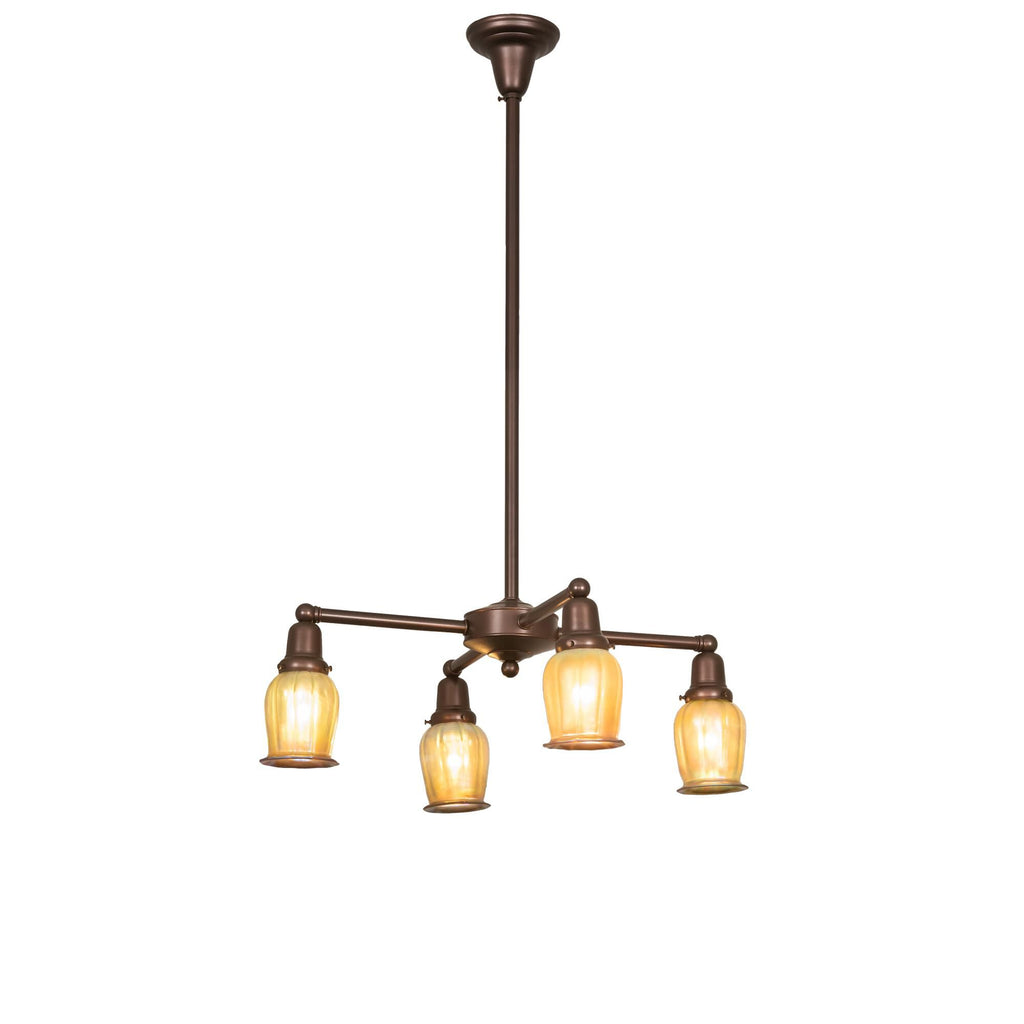 26 Inch 4 Light Chandelier