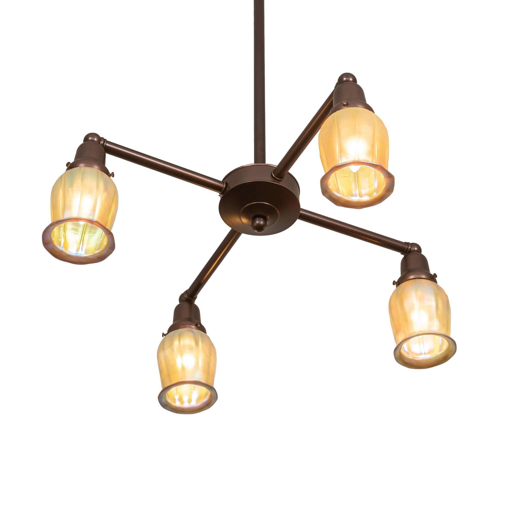 26 Inch 4 Light Chandelier