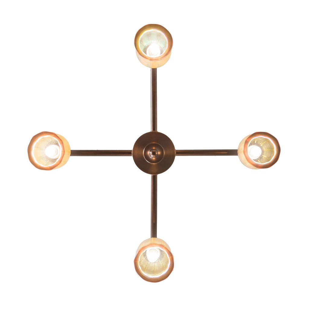 26 Inch 4 Light Chandelier