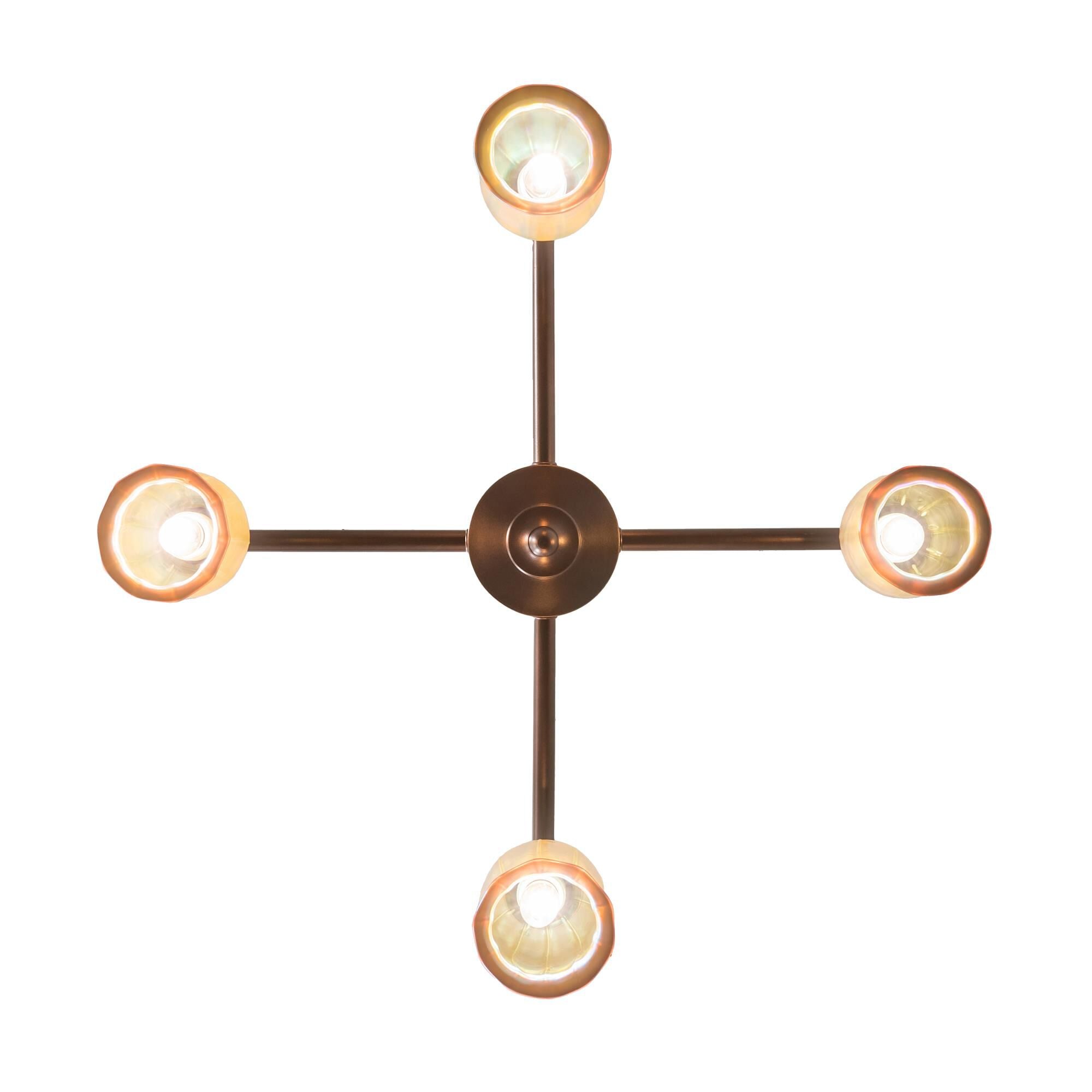 26 Inch 4 Light Chandelier