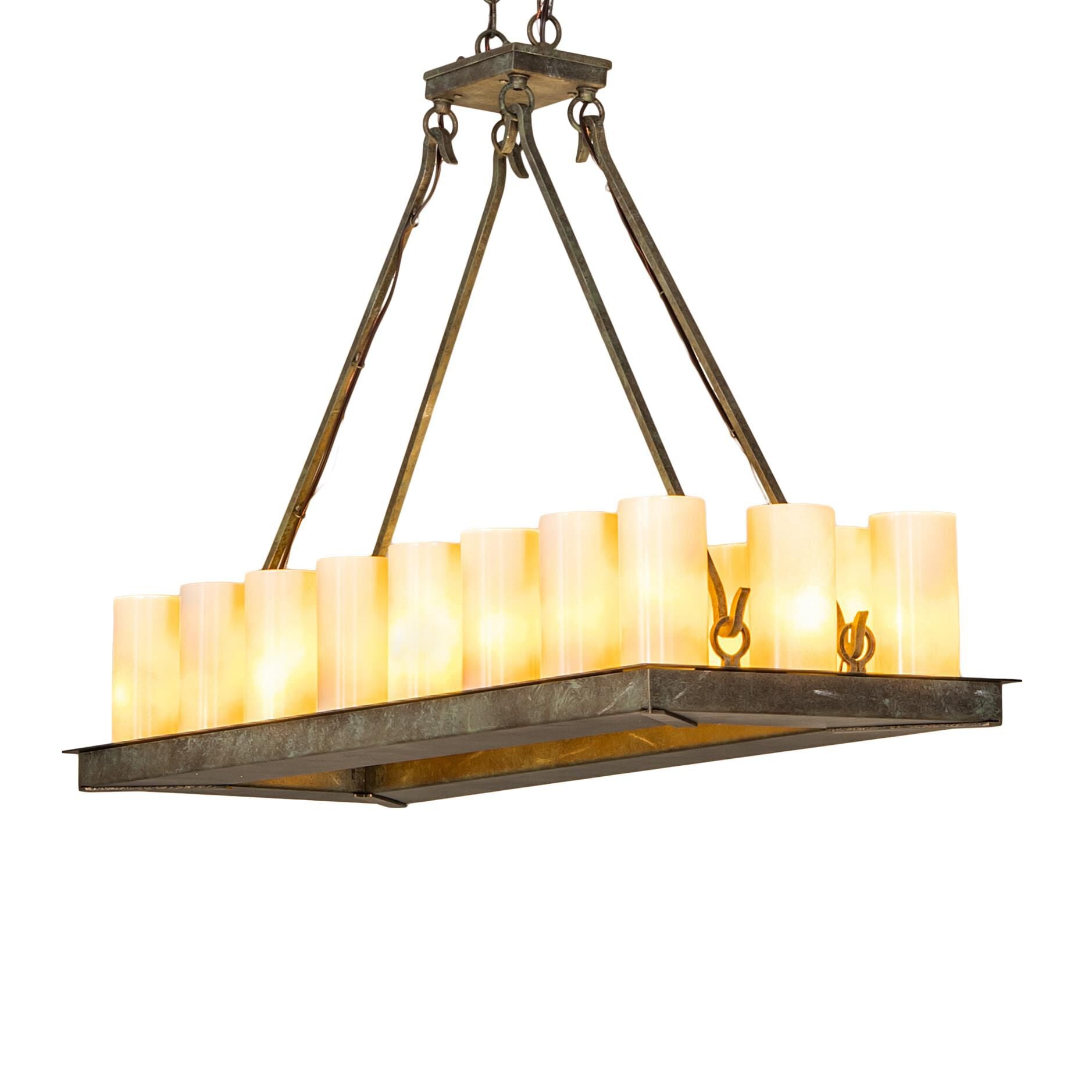 Loxley 39 Inch 18 Light LED Mini Chandelier