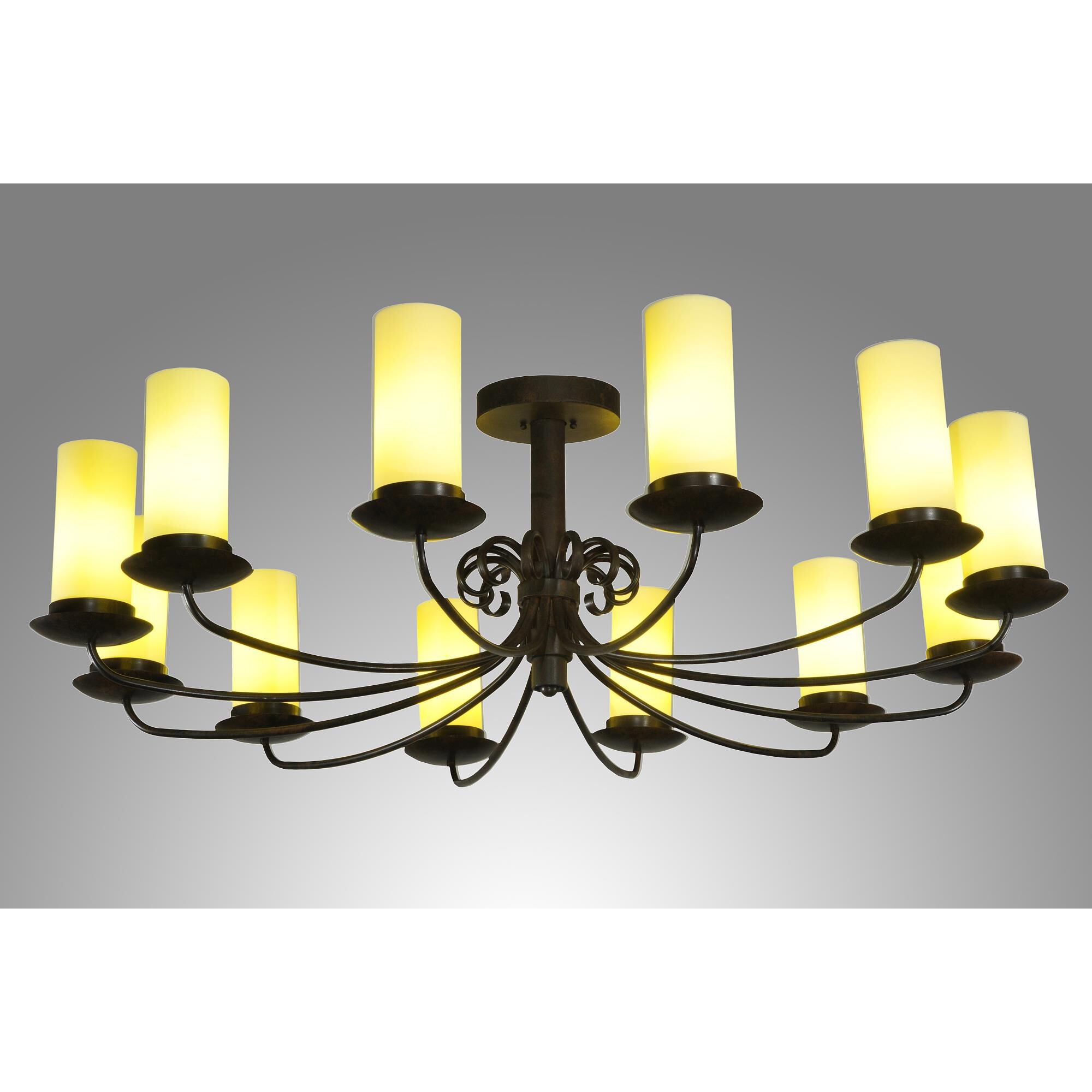 Atria 54 Inch 2 Light Chandelier