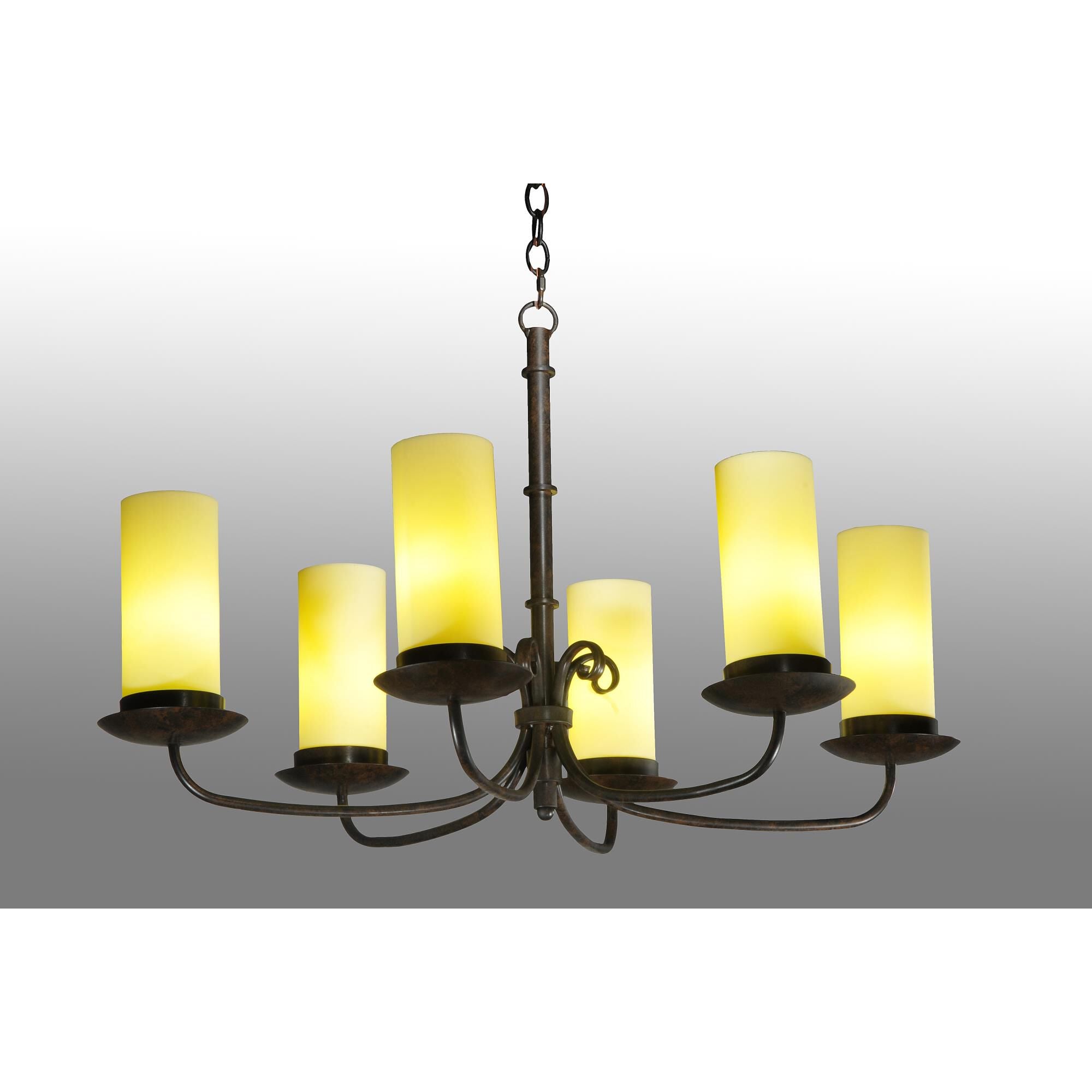 Atria 38 Inch 8 Light Chandelier