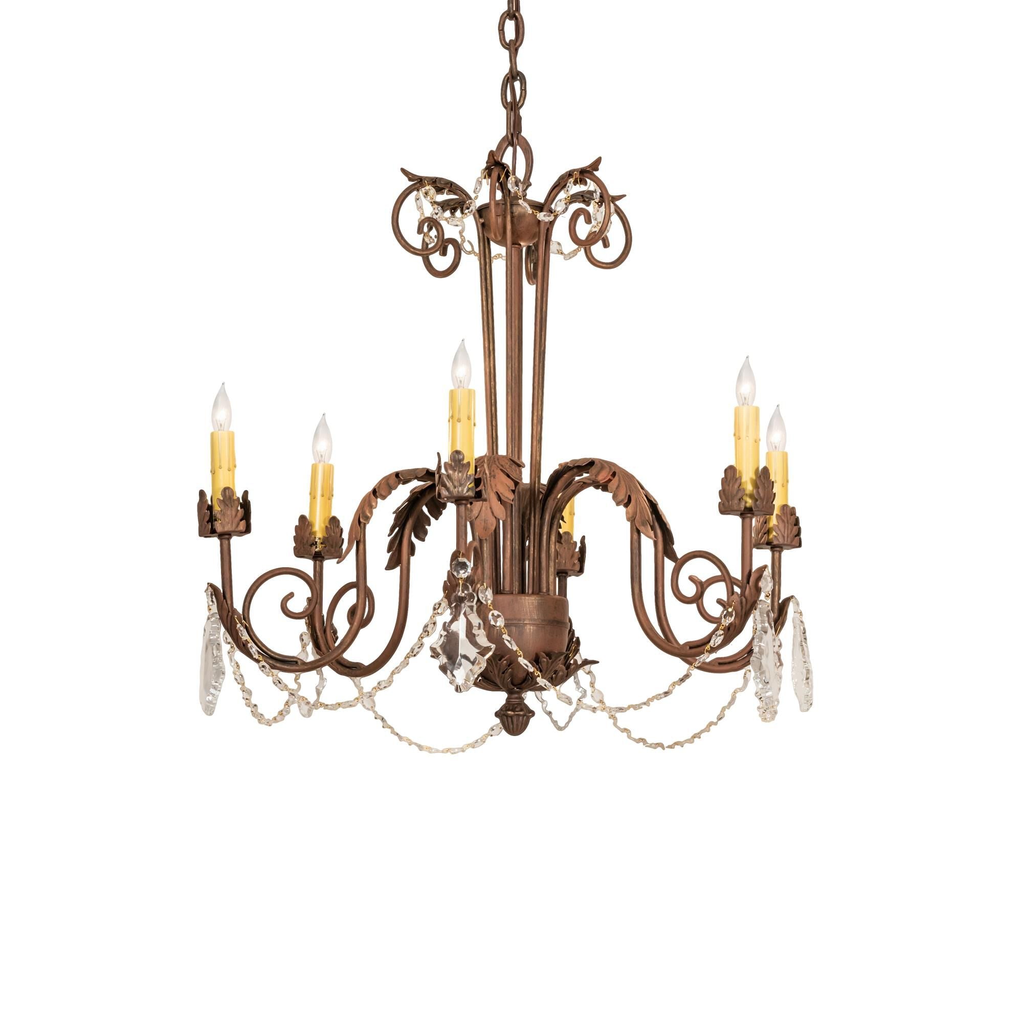 Lindsay 26 Inch 3 Light Chandelier