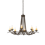 Octavia 48 Inch 10 Light Chandelier