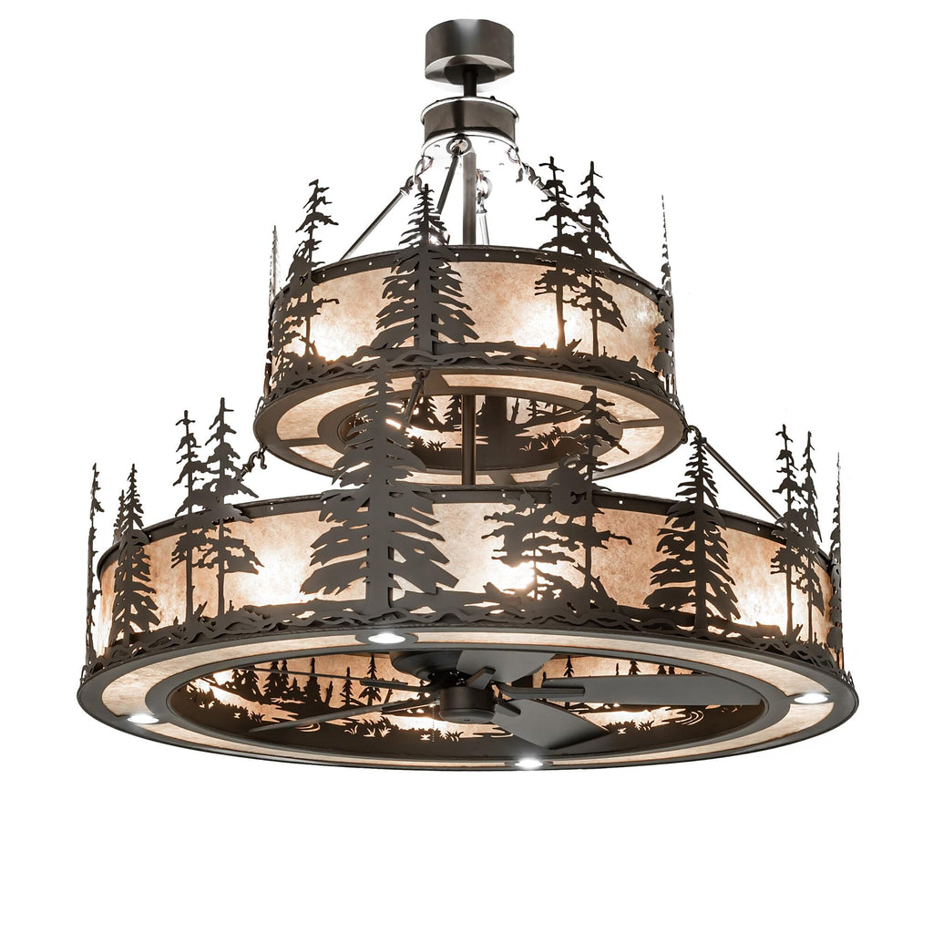 Tall Pines 56 Inch 12 Light Chandelier