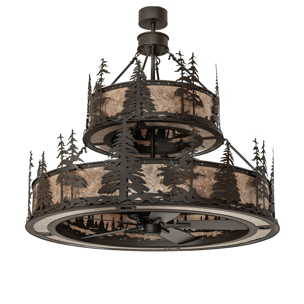 Tall Pines 56 Inch 12 Light Chandelier