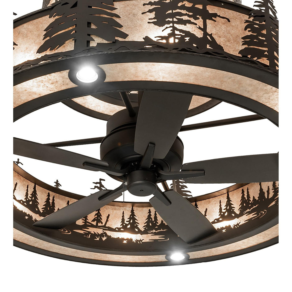 Tall Pines 56 Inch 12 Light Chandelier