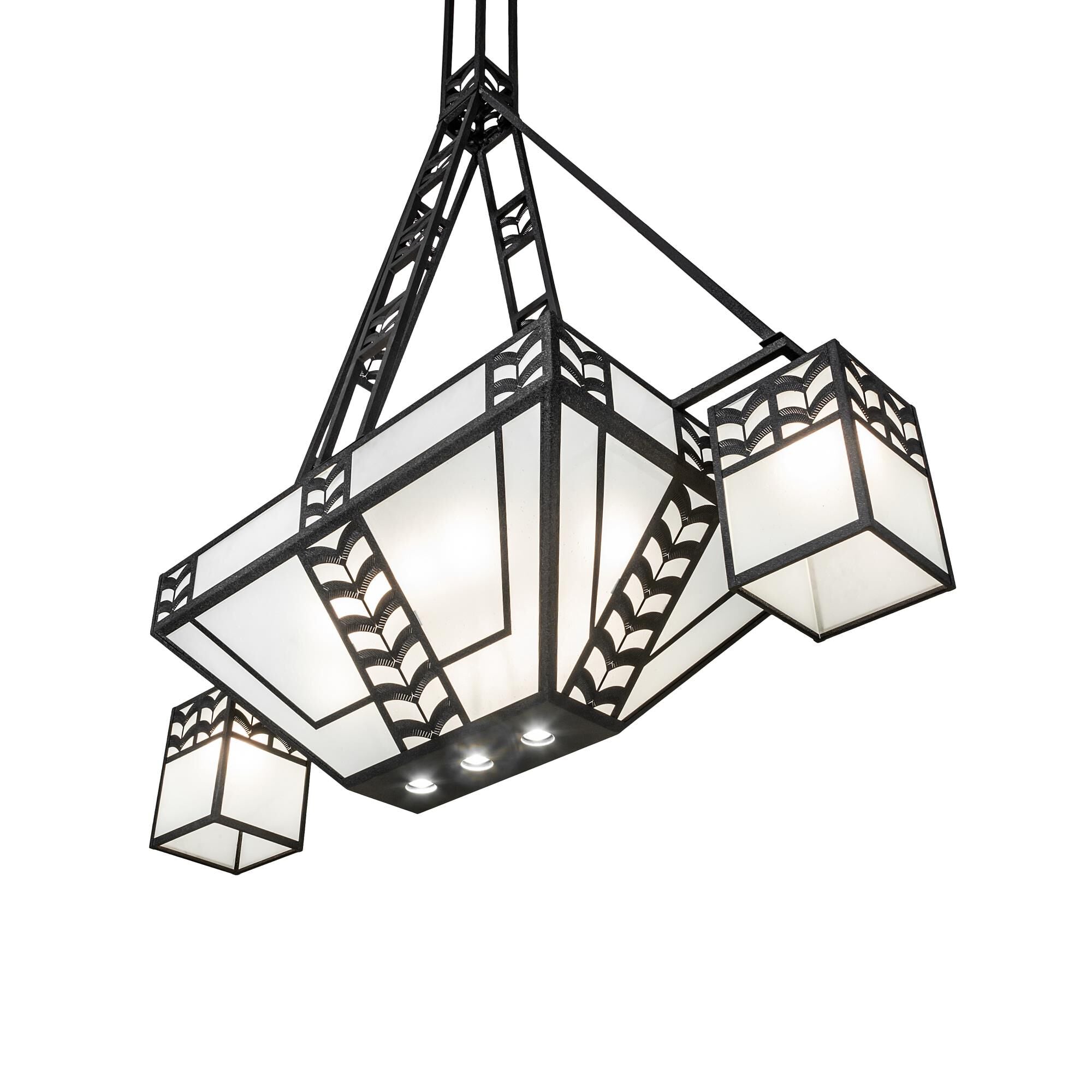 Monaca 70 Inch 10 Light LED Chandelier