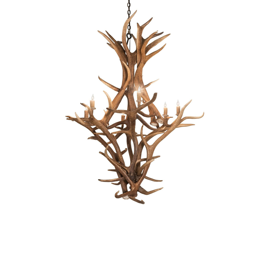 Antlers 48 Inch 3 Light Chandelier